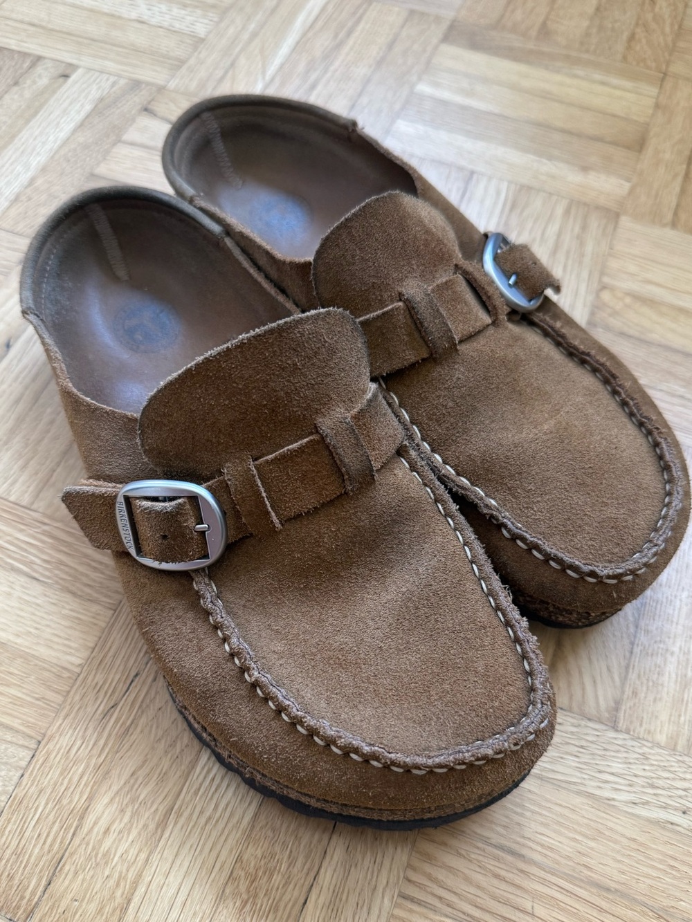 Birkenstock Buckley suede clogs 39